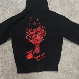 Empyre Black Jacket with Red Graphic